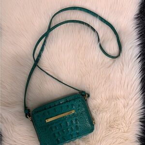 Elegant Teal Brahmin Crossbody Bag